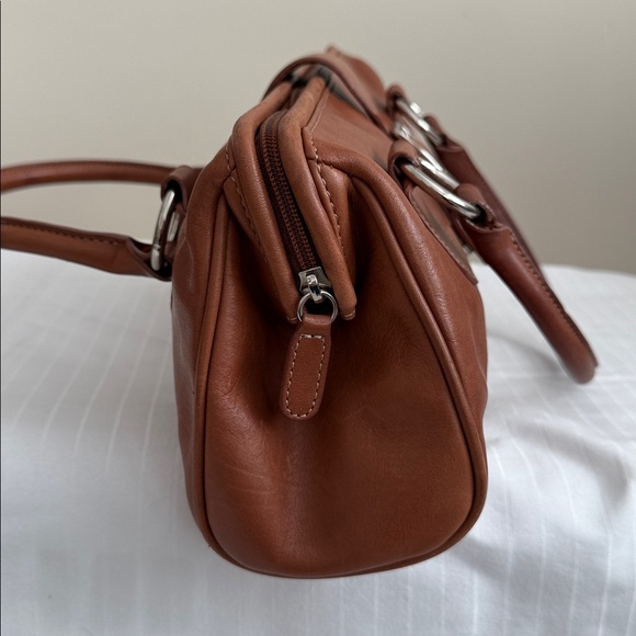 Fossil Brown Leather Satchel - Picture 6 of 9